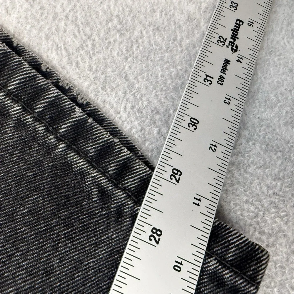 Vintage Levis 505 Jeans Men 36x30 Straight Leg Regular Fit Y2K Black 100% Cotton